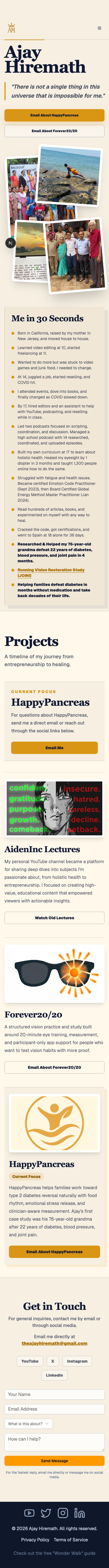 website-main mobile preview